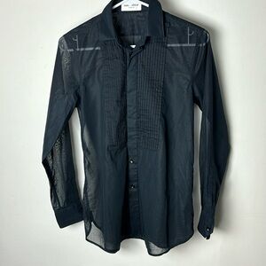 Sheer Button Down Shirt